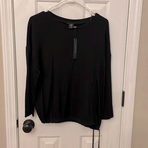 Black Medium Long Sleeve Top. Brand is TAHARI.